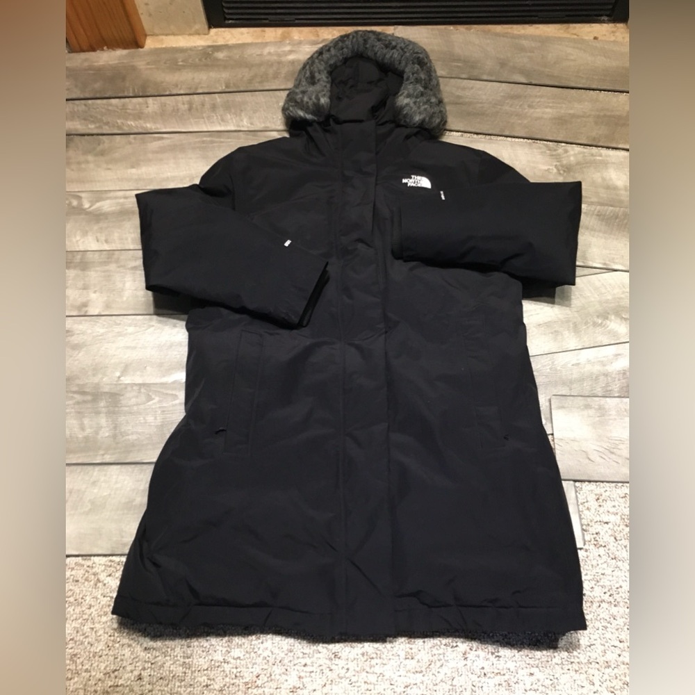 Women's The North Face Arctic Hooded Parka Waterproof 550 Goose Down Jacket XXXL